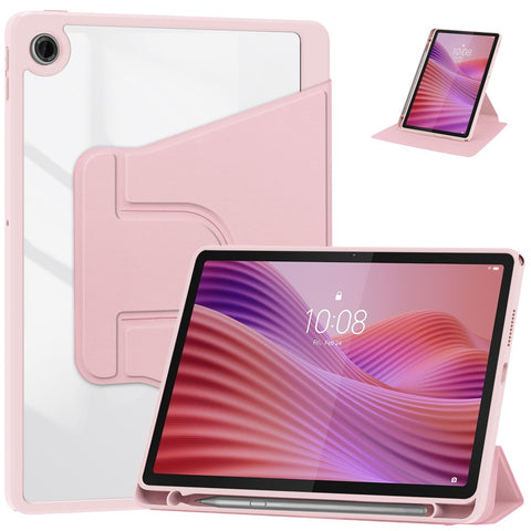 For Lenovo Tab TB311FU Case 360° Rotary Stand PU Leather+Acrylic Tablet Cover (Without Keyboard)