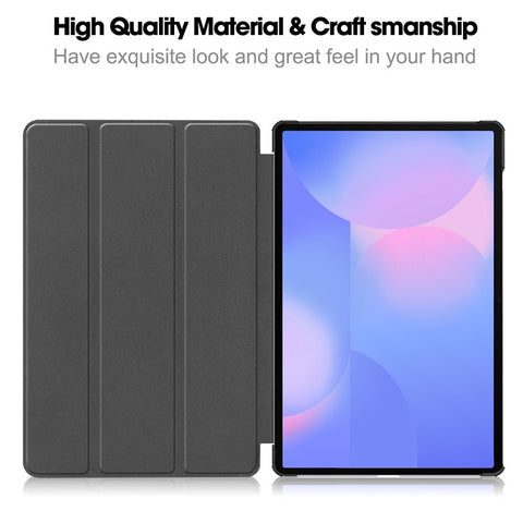For Samsung Galaxy Tab S10 FE+ Case Anti-Drop Leather Stand Tablet Cover