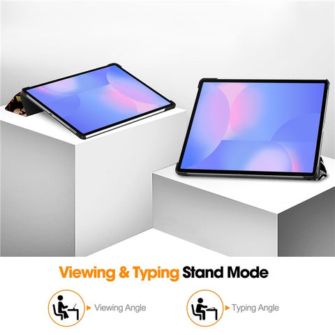 For Samsung Galaxy Tab S10 FE+ Case Pattern Print Leather Stand Tablet Cover