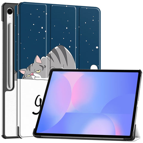For Samsung Galaxy Tab S10 FE+ Case Pattern Print Leather Stand Tablet Cover
