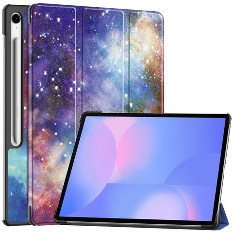 For Samsung Galaxy Tab S10 FE+ Case Pattern Print Leather Stand Tablet Cover