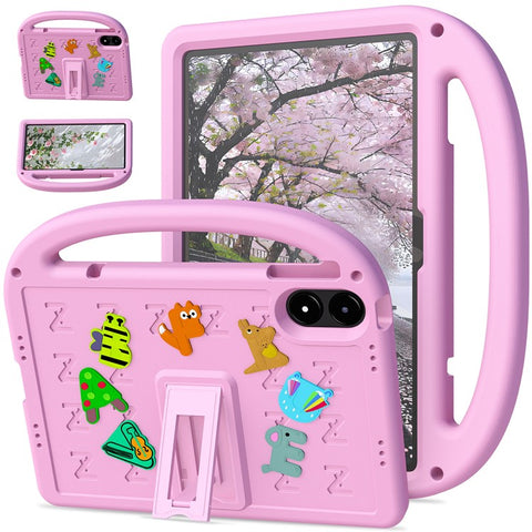 Tablet Case For Xiaomi Redmi Pad Pro / Pad Pro 5G  /  Poco Pad 5G  /  4G Kickstand Case Cartoon Design Anti-Drop EVA+PC Tablet Cover with Strap for Kids