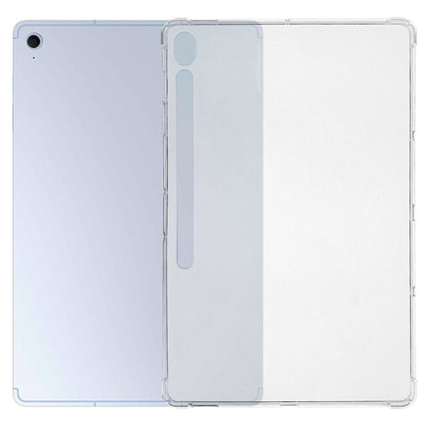 For Samsung Galaxy Tab S10 FE+ Case Four Corner Shockproof Clear Tablet TPU Cover