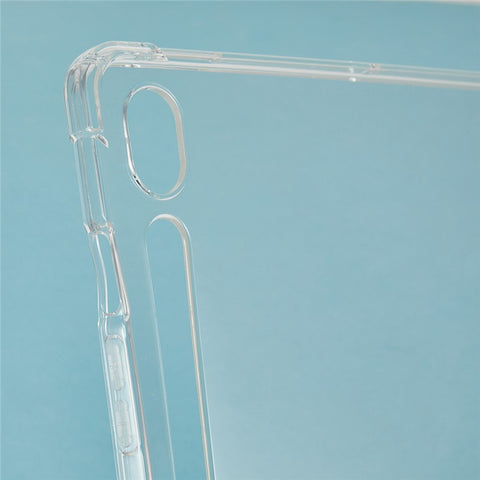 For Samsung Galaxy Tab S10 FE+ Case Four Corner Shockproof Clear Tablet TPU Cover