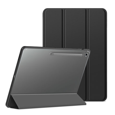 DUX DUCIS For Samsung Galaxy Tab S10 FE+ Case  TOBY Series Tri-fold Stand PU Leather Tablet Cover