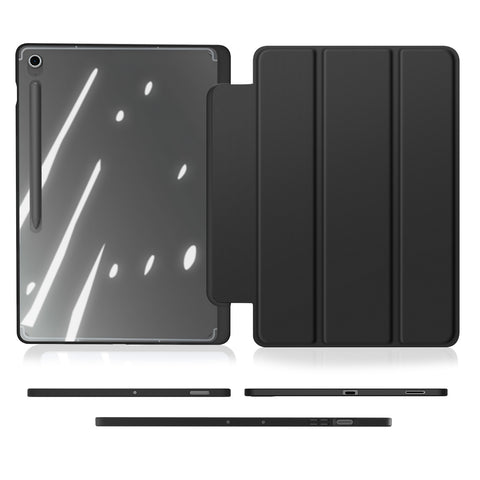 DUX DUCIS For Samsung Galaxy Tab S10 FE+ Case  TOBY Series Tri-fold Stand PU Leather Tablet Cover
