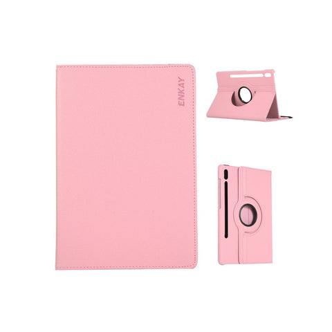 ENKAY HAT PRINCE For Samsung Galaxy Tab S9 FE / Galaxy Tab S9 / Galaxy Tab S10 FE Tablet Case   Litchi Texture PU Leather Cover Stand