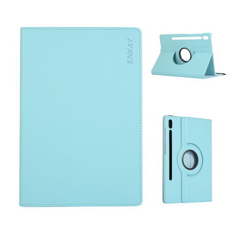 ENKAY HAT PRINCE For Samsung Galaxy Tab S9 FE / Galaxy Tab S9 / Galaxy Tab S10 FE Tablet Case   Litchi Texture PU Leather Cover Stand
