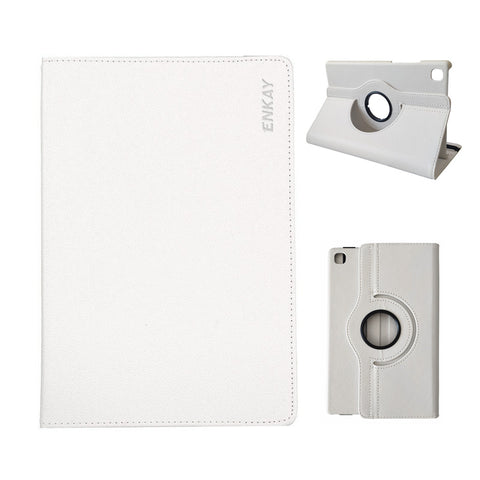 ENKAY HAT PRINCE For Samsung Galaxy Tab A7 Lite 8.7-inch Tablet Case   Litchi Texture PU Leather Cover Stand