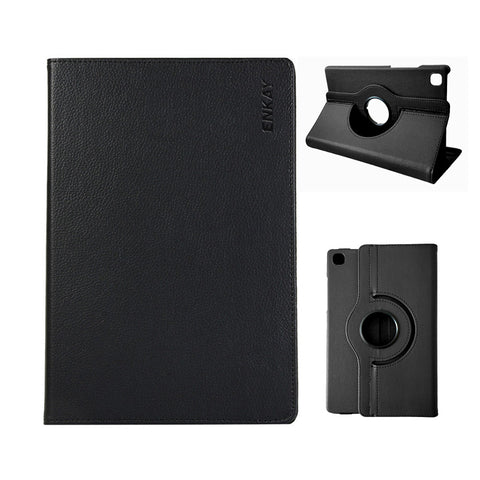 ENKAY HAT PRINCE For Samsung Galaxy Tab A7 Lite 8.7-inch Tablet Case   Litchi Texture PU Leather Cover Stand