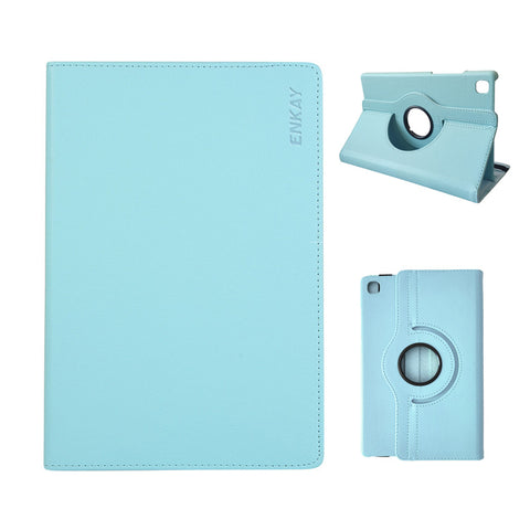 ENKAY HAT PRINCE For Samsung Galaxy Tab A7 Lite 8.7-inch Tablet Case   Litchi Texture PU Leather Cover Stand