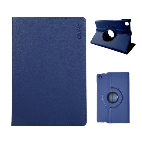 ENKAY HAT PRINCE For Samsung Galaxy Tab A7 Lite 8.7-inch Tablet Case   Litchi Texture PU Leather Cover Stand