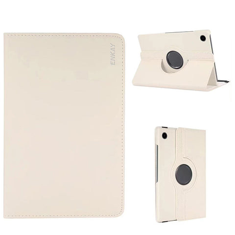 ENKAY HAT PRINCE For Samsung Galaxy Tab A9 Tablet Case   Litchi Texture PU Leather Cover Stand
