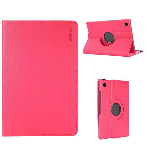 ENKAY HAT PRINCE For Samsung Galaxy Tab A9 Tablet Case   Litchi Texture PU Leather Cover Stand