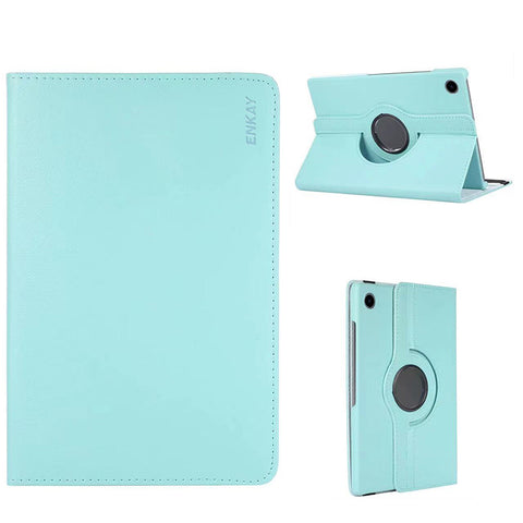 ENKAY HAT PRINCE For Samsung Galaxy Tab A9 Tablet Case   Litchi Texture PU Leather Cover Stand