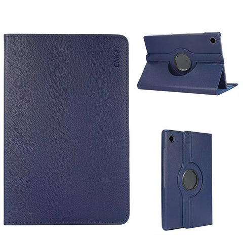 ENKAY HAT PRINCE For Samsung Galaxy Tab A9 Tablet Case   Litchi Texture PU Leather Cover Stand