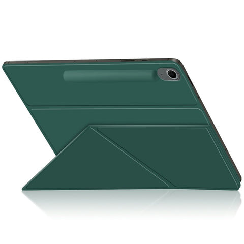 For Samsung Galaxy Tab S10 FE+ Case Origami Stand PU Leather Magnetic Tablet Cover