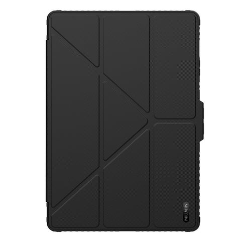 NILLKIN Bumper Leather Case Pro for Samsung Galaxy Tab S10 FE+ Slide Camera Lid Origami Stand Tablet Cover Auto Wake  /  Sleep