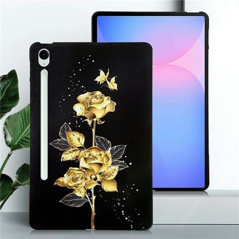 For Samsung Galaxy Tab S10 FE+ TPU Case Pattern Printing Slim Tablet Protective Cover