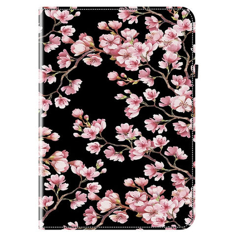 For Samsung Galaxy Tab S10 FE+ Leather Case Pattern Printed Stand Tablet Cover with Card Slots