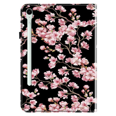 For Samsung Galaxy Tab S10 FE+ Leather Case Pattern Printed Stand Tablet Cover with Card Slots