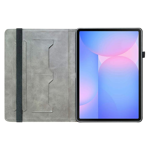 For Samsung Galaxy Tab S10 FE+ Leather Case Pattern Printed Stand Tablet Cover with Card Slots