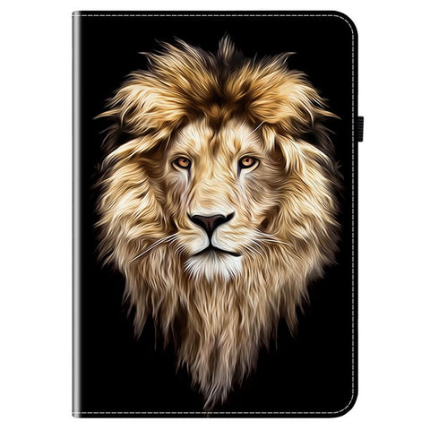 For Samsung Galaxy Tab S10 FE+ Leather Case Pattern Printed Stand Tablet Cover with Card Slots