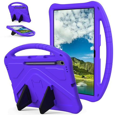 For Samsung Galaxy Tab S10 FE+ Case EVA Tablet Cover with Handle Kickstand Children Friendly