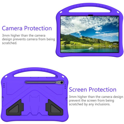 For Samsung Galaxy Tab S10 FE+ Case EVA Tablet Cover with Handle Kickstand Children Friendly