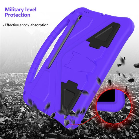 For Samsung Galaxy Tab S10 FE+ Case EVA Tablet Cover with Handle Kickstand Children Friendly
