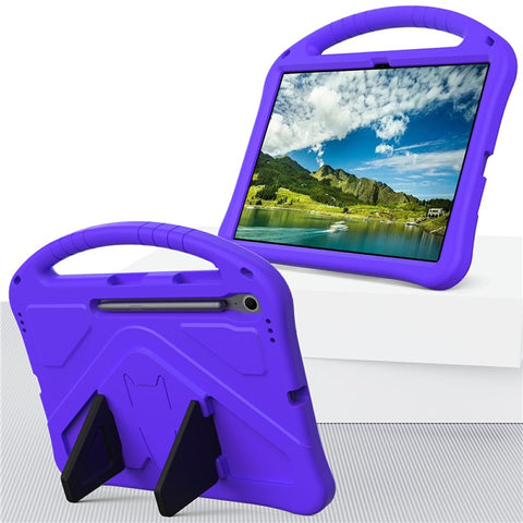 For Samsung Galaxy Tab S10 FE+ Case EVA Tablet Cover with Handle Kickstand Children Friendly