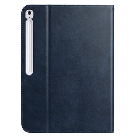 For Samsung Galaxy Tab S10 FE+ Stand Case Auto Wake / Sleep PU Leather Tablet Cover with Wallet / Hand Strap