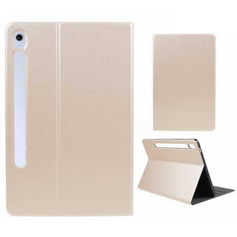 For Samsung Galaxy Tab S10 FE+ Case PU Leather Folding Stand Tablet Protective Cover