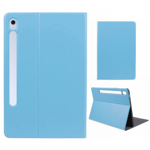 For Samsung Galaxy Tab S10 FE+ Case PU Leather Folding Stand Tablet Protective Cover