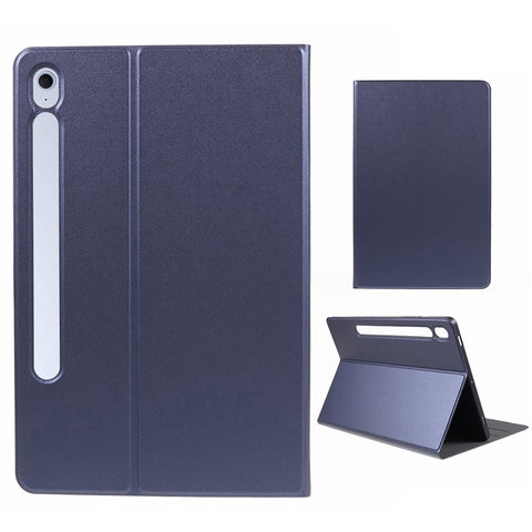 For Samsung Galaxy Tab S10 FE+ Case PU Leather Folding Stand Tablet Protective Cover