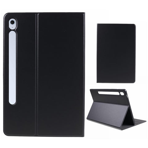 For Samsung Galaxy Tab S10 FE+ Case PU Leather Folding Stand Tablet Protective Cover