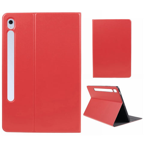 For Samsung Galaxy Tab S10 FE+ Case PU Leather Folding Stand Tablet Protective Cover