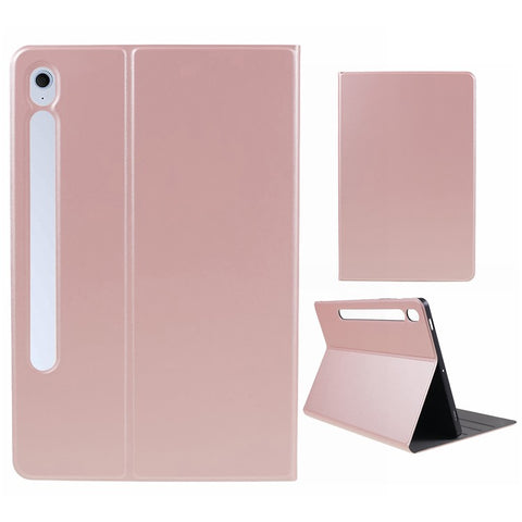 For Samsung Galaxy Tab S10 FE+ Case PU Leather Folding Stand Tablet Protective Cover