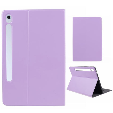 For Samsung Galaxy Tab S10 FE+ Case PU Leather Folding Stand Tablet Protective Cover