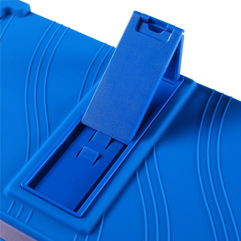 For Samsung Galaxy Tab S10 FE+ Silicone Case with Kickstand Rugged Protective Cover