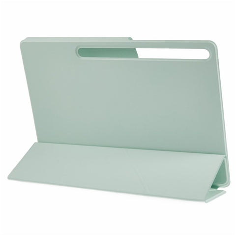 For Samsung Galaxy Tab S10 FE+ Case PC + PU Leather Origami Stand Magnetic Tablet Cover