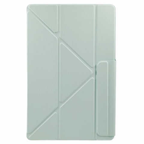 For Samsung Galaxy Tab S10 FE+ Case PC + PU Leather Origami Stand Magnetic Tablet Cover