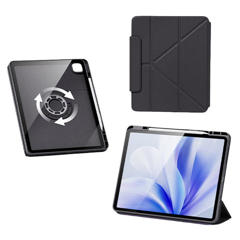 Tablet Case For iPad Air 13 (2026) / (2025) / (2024) / iPad Pro 12.9 (2022) / (2021) / (2020) / (2018) , Stand Magnetic Detachable Cover with Auto Sleep Wake