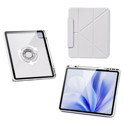 Tablet Case For iPad Air 13 (2026) / (2025) / (2024) / iPad Pro 12.9 (2022) / (2021) / (2020) / (2018) , Stand Magnetic Detachable Cover with Auto Sleep Wake