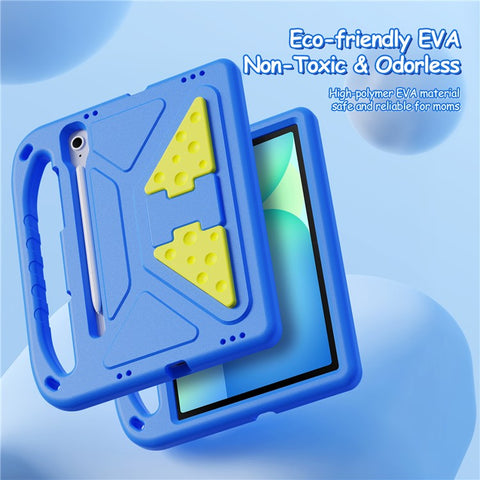 DUX DUCIS Puff Series Tablet Case For Samsung Galaxy Tab S10 Lite / S10 FE / S9 / S9 FE / S8 / S7 , Kickstand EVA Kids Shockproof Cover