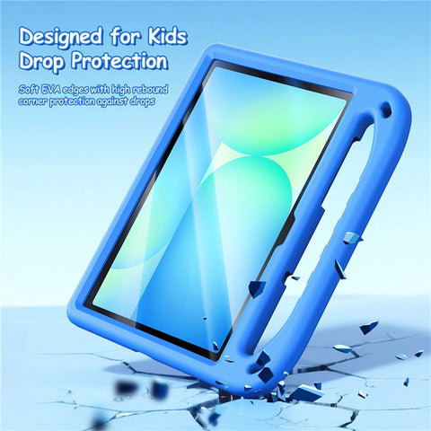 DUX DUCIS Puff Series Tablet Case For Samsung Galaxy Tab S10 Lite / S10 FE / S9 / S9 FE / S8 / S7 , Kickstand EVA Kids Shockproof Cover