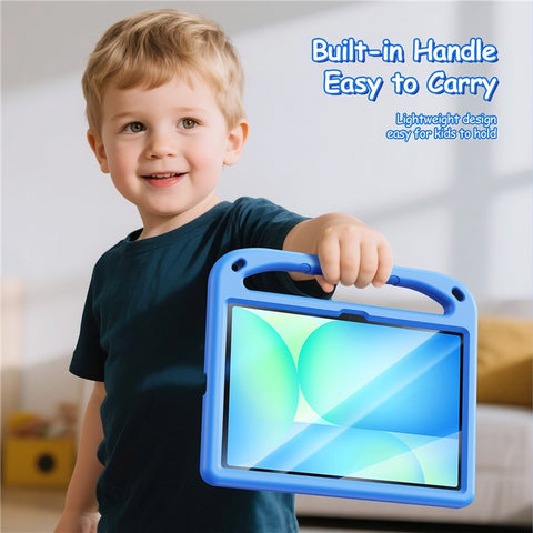 DUX DUCIS Puff Series Tablet Case For Samsung Galaxy Tab S10 Lite / S10 FE / S9 / S9 FE / S8 / S7 , Kickstand EVA Kids Shockproof Cover