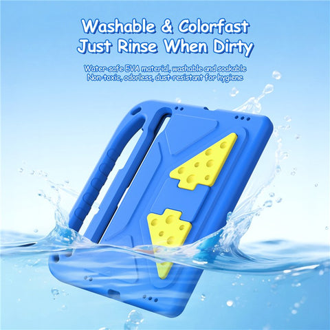 DUX DUCIS Puff Series Tablet Case For Samsung Galaxy Tab S10 Lite / S10 FE / S9 / S9 FE / S8 / S7 , Kickstand EVA Kids Shockproof Cover