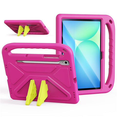 DUX DUCIS Puff Series Tablet Case For Samsung Galaxy Tab S10 Lite / S10 FE / S9 / S9 FE / S8 / S7 , Kickstand EVA Kids Shockproof Cover