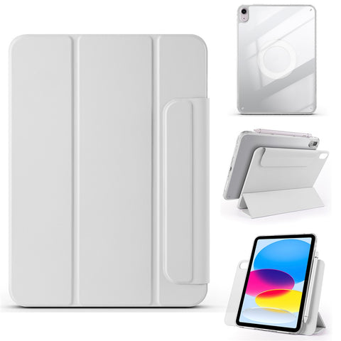 For iPad (2025)  /  10.9 (2022) Case Folding Stand Magnetic Leather Tablet Cover